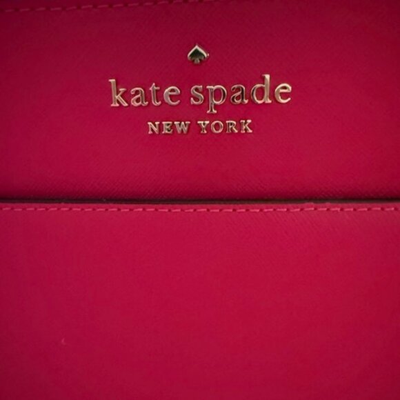 Kate Spade Medium Hot Pink  leathervSatchel Pocketbook Brand New - Picture 2 of 8